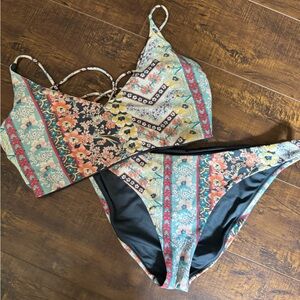 oneill floral bikini